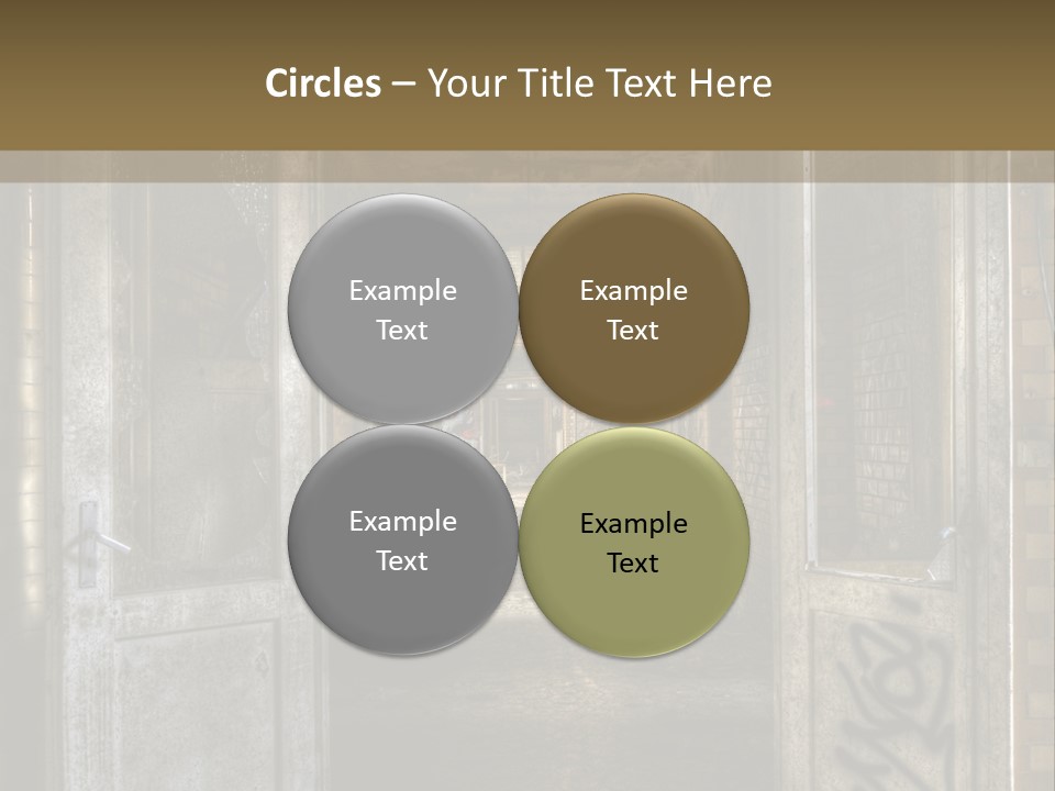 Window Architecture Glass PowerPoint Template