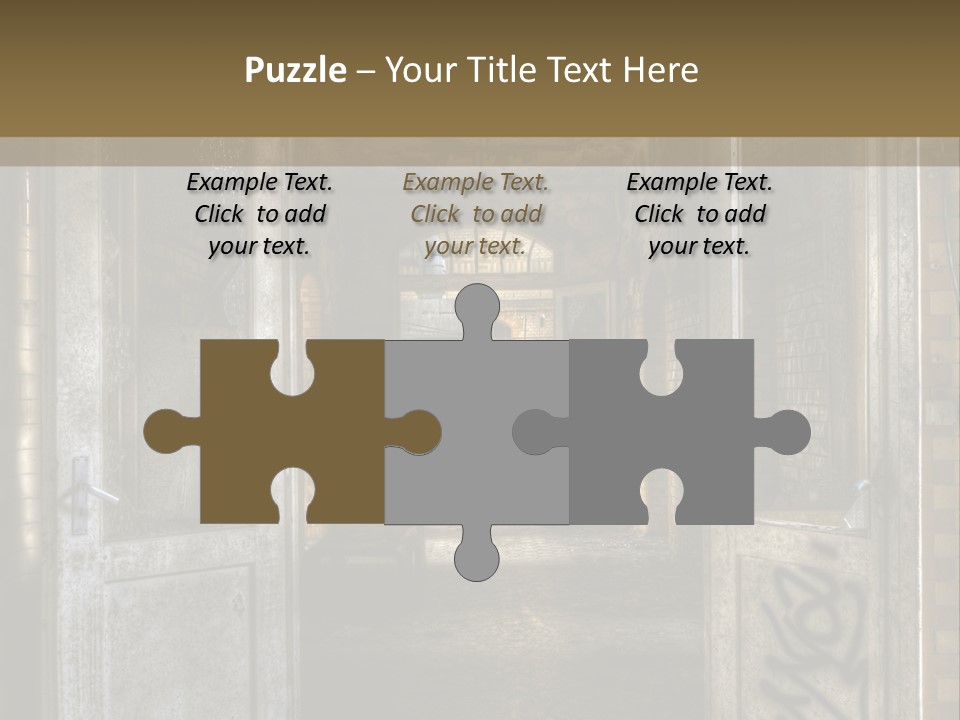 Window Architecture Glass PowerPoint Template
