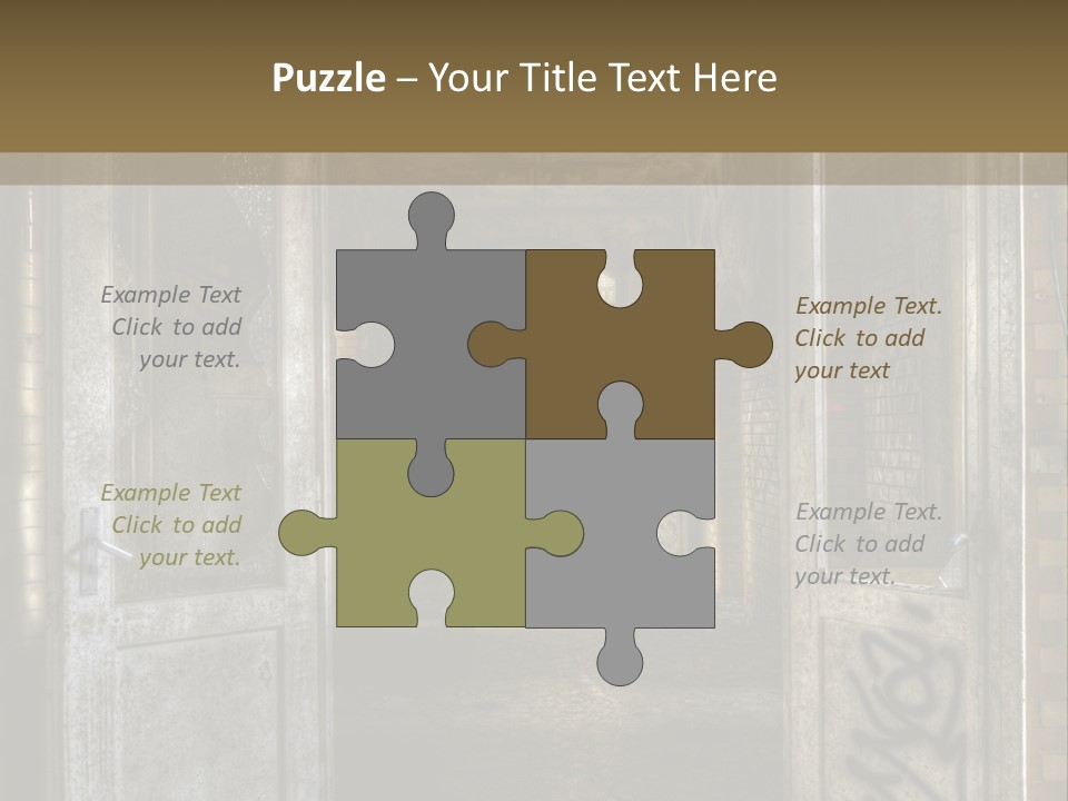 Window Architecture Glass PowerPoint Template