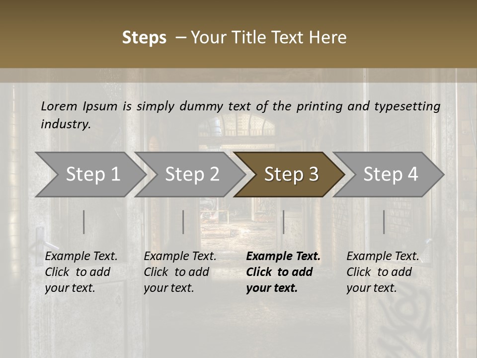 Window Architecture Glass PowerPoint Template