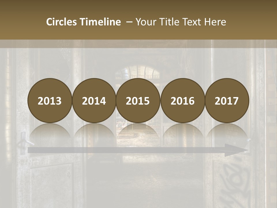 Window Architecture Glass PowerPoint Template
