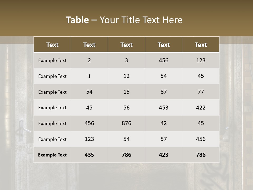 Window Architecture Glass PowerPoint Template