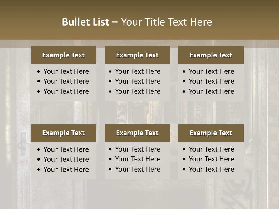 Window Architecture Glass PowerPoint Template