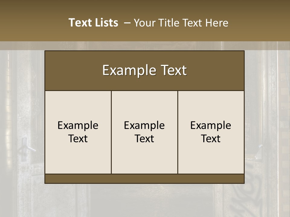 Window Architecture Glass PowerPoint Template
