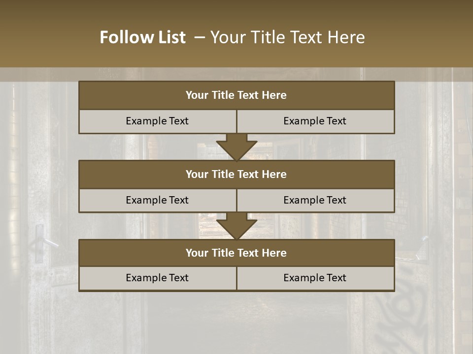 Window Architecture Glass PowerPoint Template