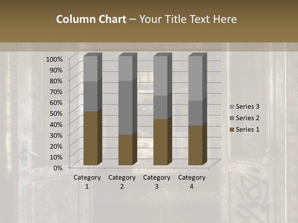 Window Architecture Glass PowerPoint Template