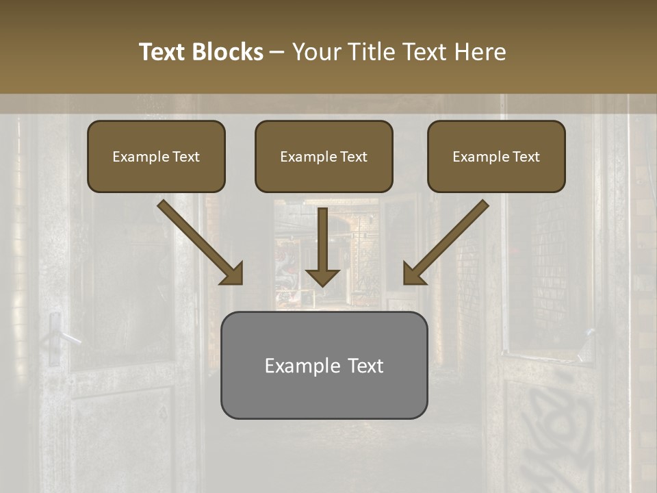 Window Architecture Glass PowerPoint Template