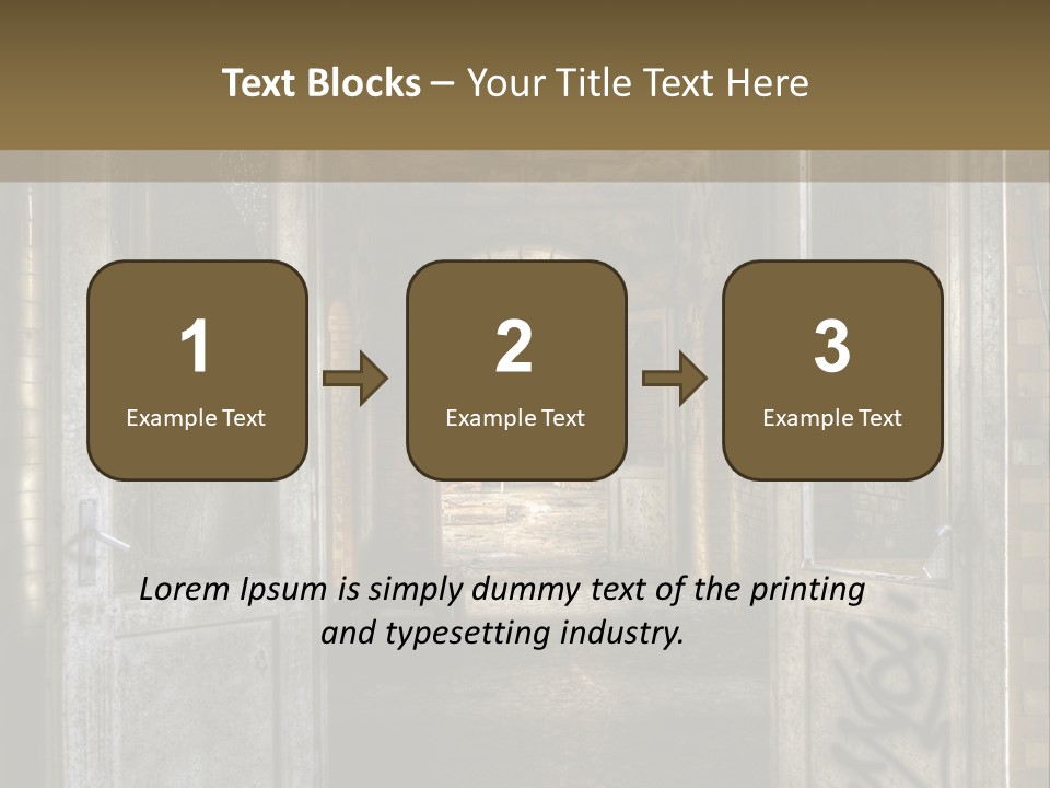 Window Architecture Glass PowerPoint Template