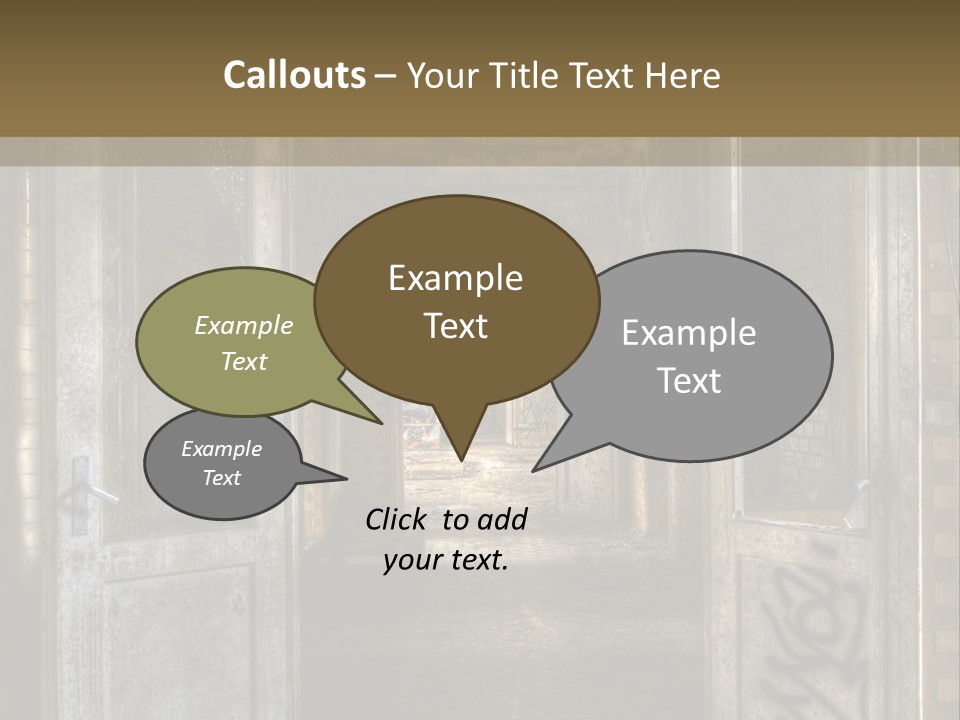 Window Architecture Glass PowerPoint Template