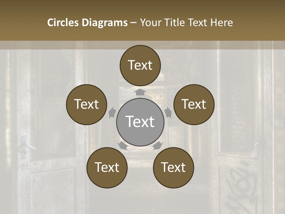 Window Architecture Glass PowerPoint Template