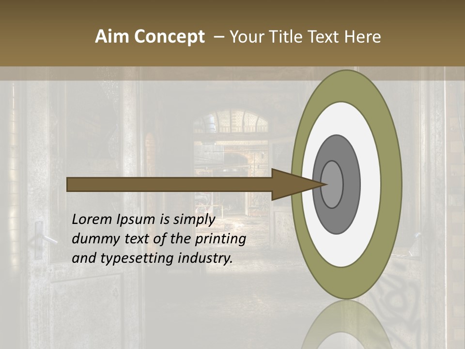 Window Architecture Glass PowerPoint Template