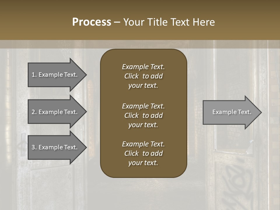 Window Architecture Glass PowerPoint Template