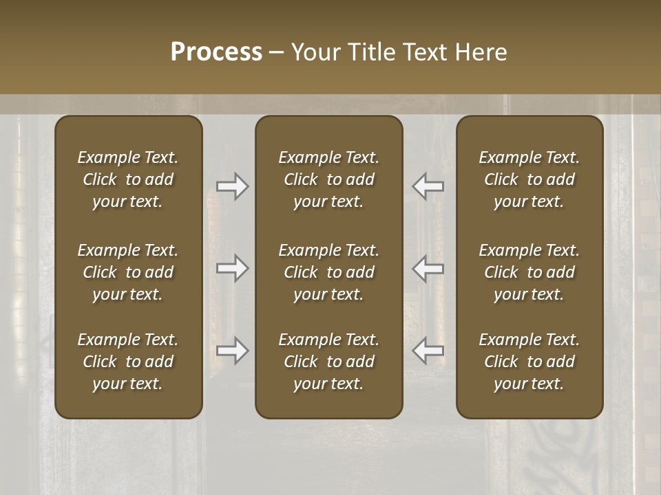 Window Architecture Glass PowerPoint Template
