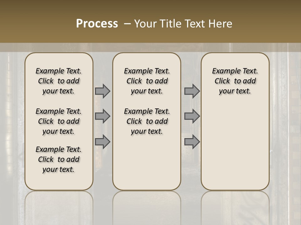 Window Architecture Glass PowerPoint Template