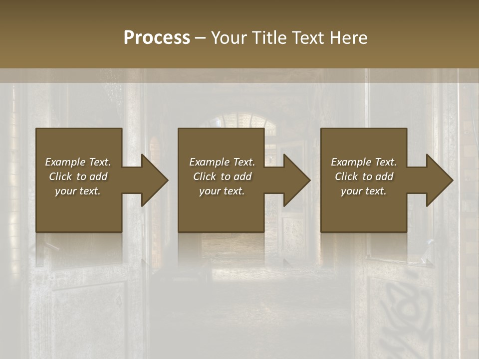 Window Architecture Glass PowerPoint Template