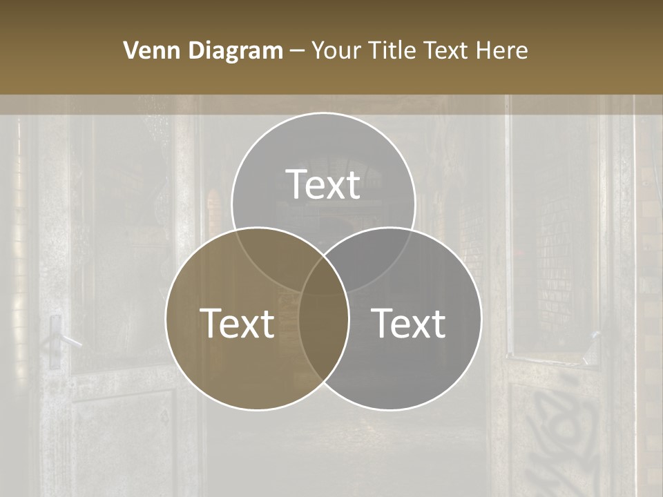 Window Architecture Glass PowerPoint Template
