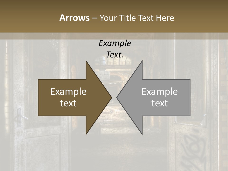 Window Architecture Glass PowerPoint Template