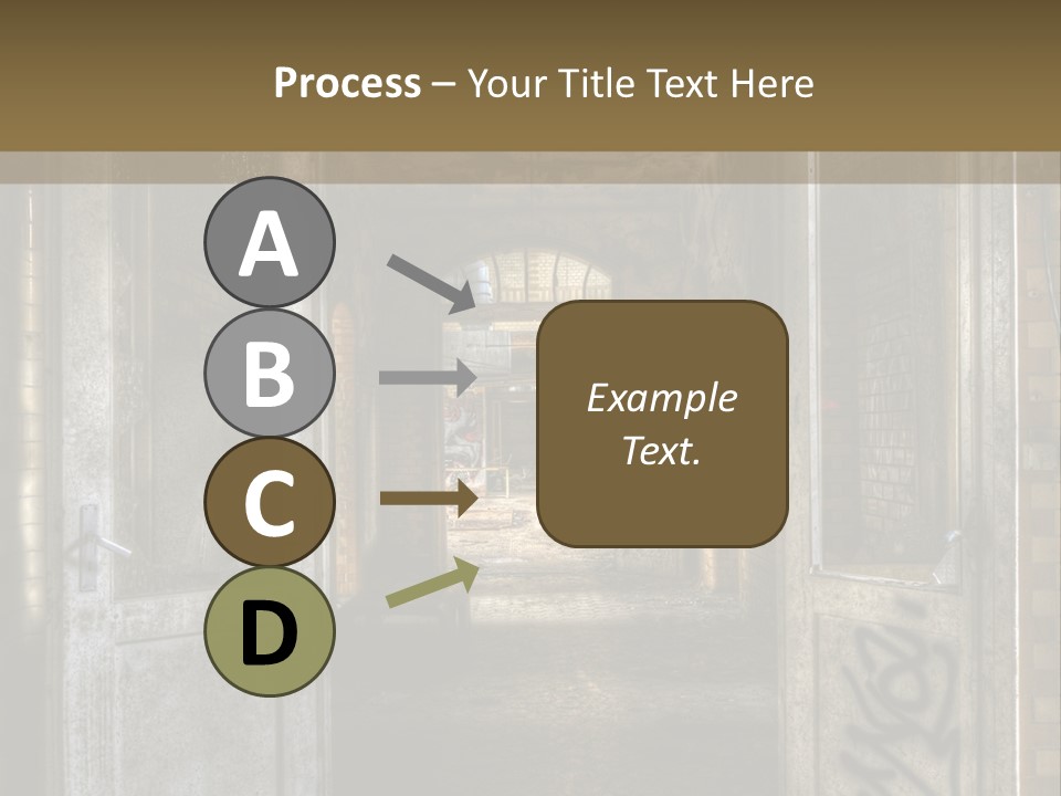 Window Architecture Glass PowerPoint Template