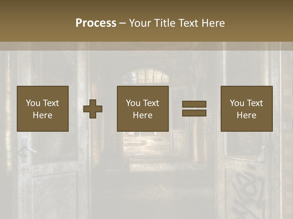 Window Architecture Glass PowerPoint Template