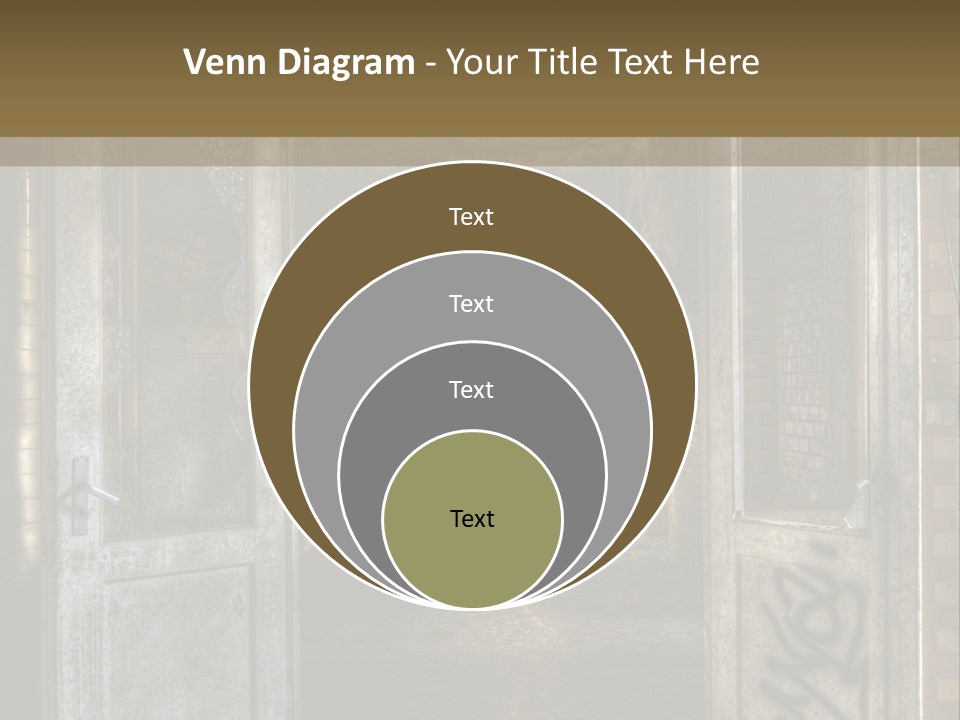 Window Architecture Glass PowerPoint Template