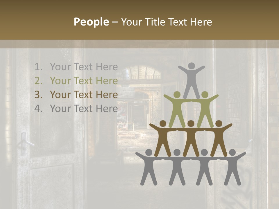 Window Architecture Glass PowerPoint Template