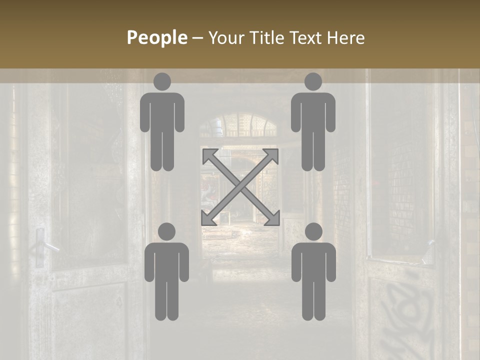 Window Architecture Glass PowerPoint Template