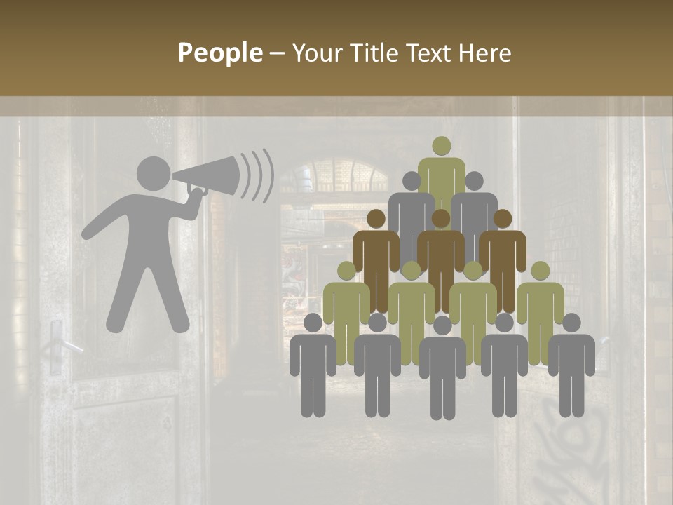 Window Architecture Glass PowerPoint Template