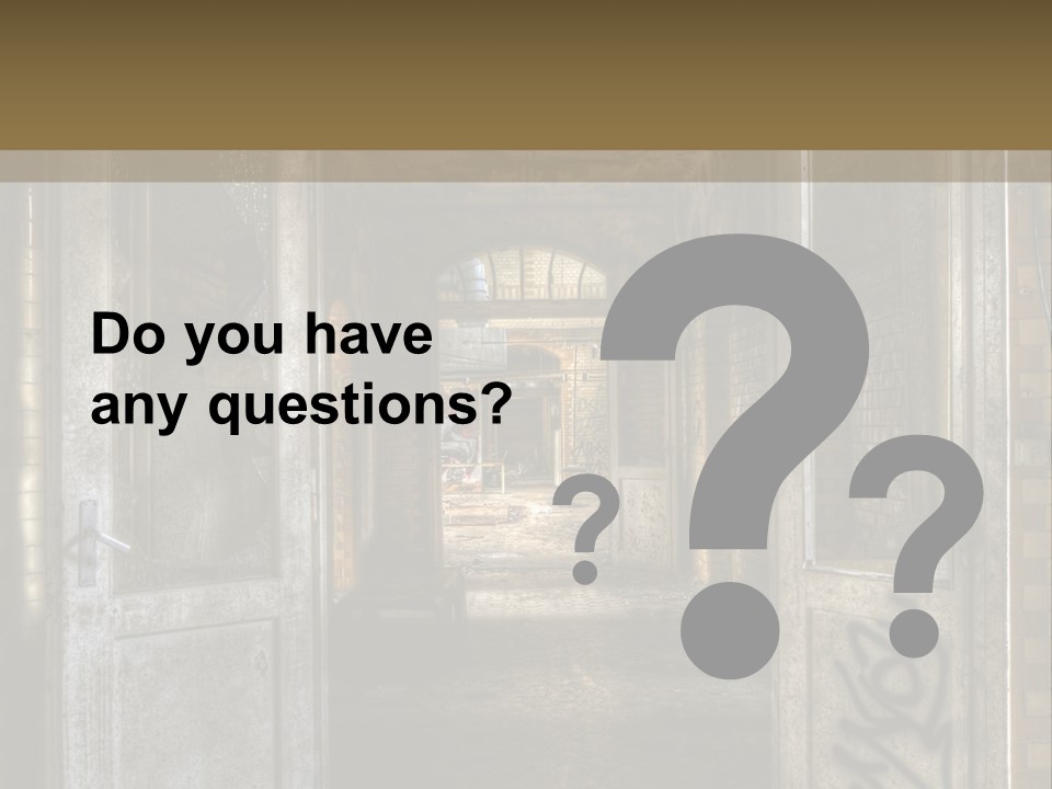 Window Architecture Glass PowerPoint Template