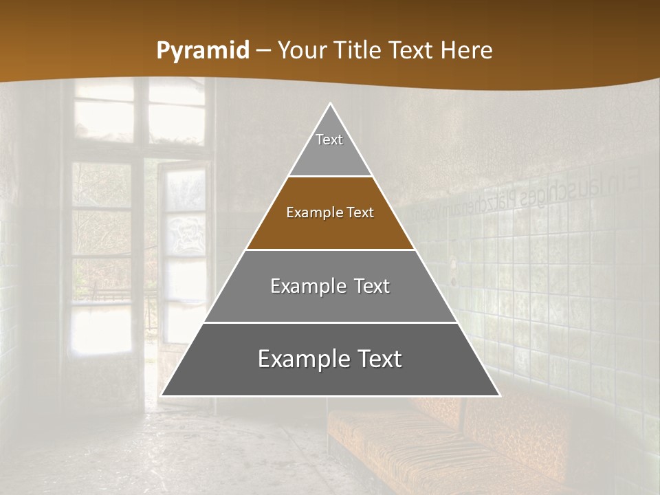Decayed Door Depressive PowerPoint Template