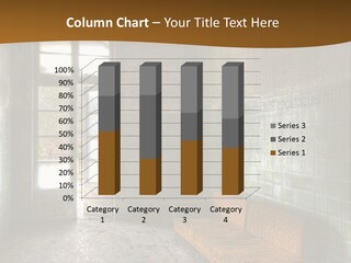 Decayed Door Depressive PowerPoint Template