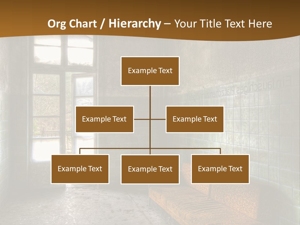 Decayed Door Depressive PowerPoint Template
