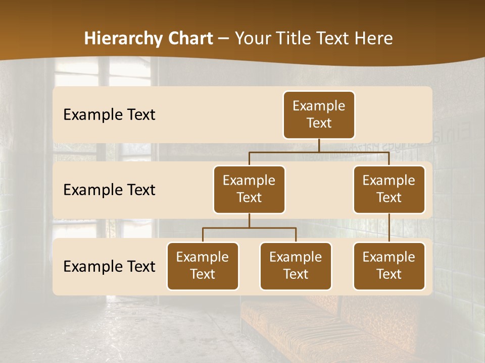 Decayed Door Depressive PowerPoint Template