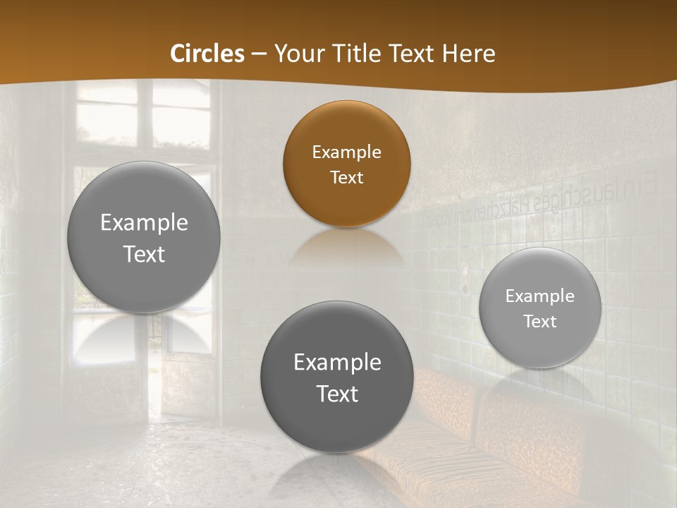 Decayed Door Depressive PowerPoint Template