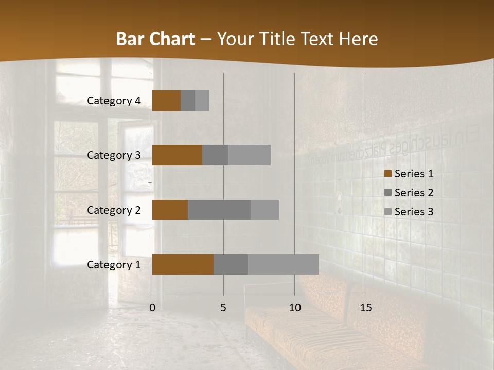 Decayed Door Depressive PowerPoint Template