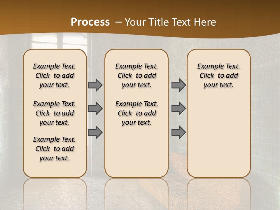 Decayed Door Depressive PowerPoint Template