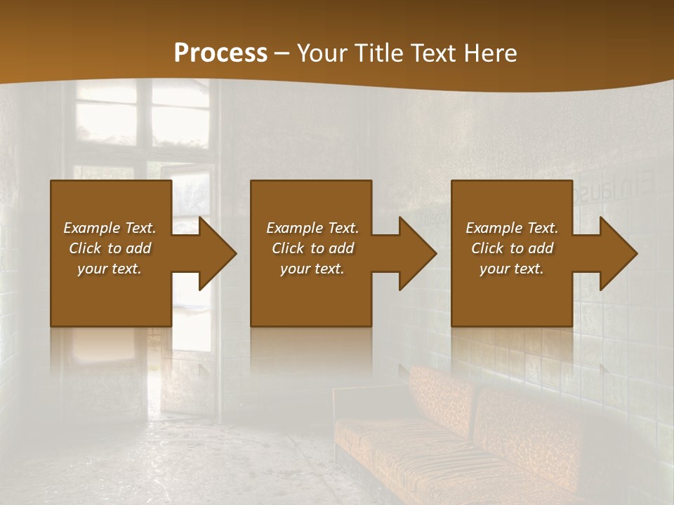 Decayed Door Depressive PowerPoint Template