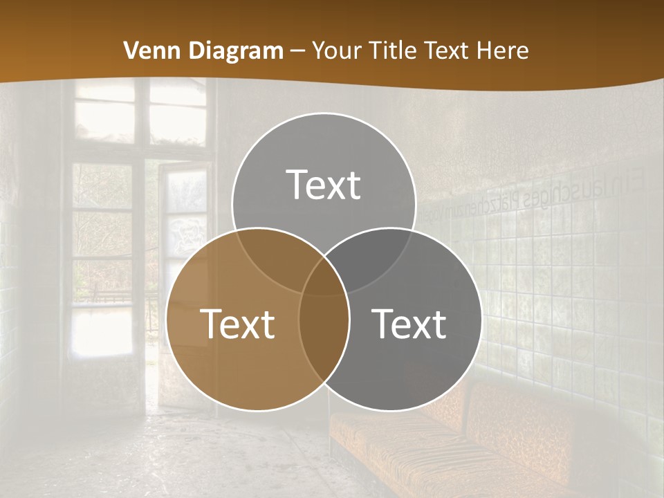 Decayed Door Depressive PowerPoint Template