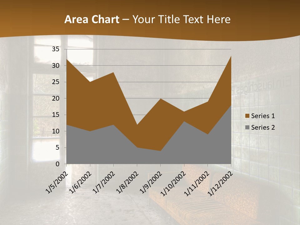 Decayed Door Depressive PowerPoint Template