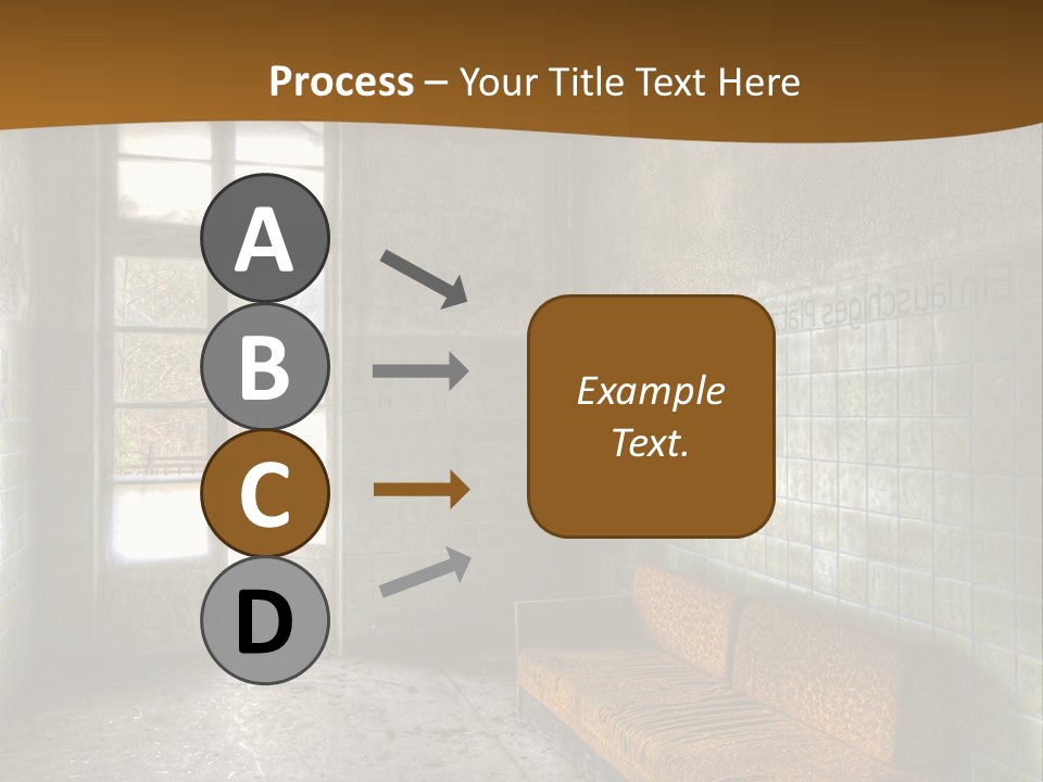 Decayed Door Depressive PowerPoint Template