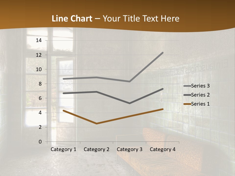 Decayed Door Depressive PowerPoint Template