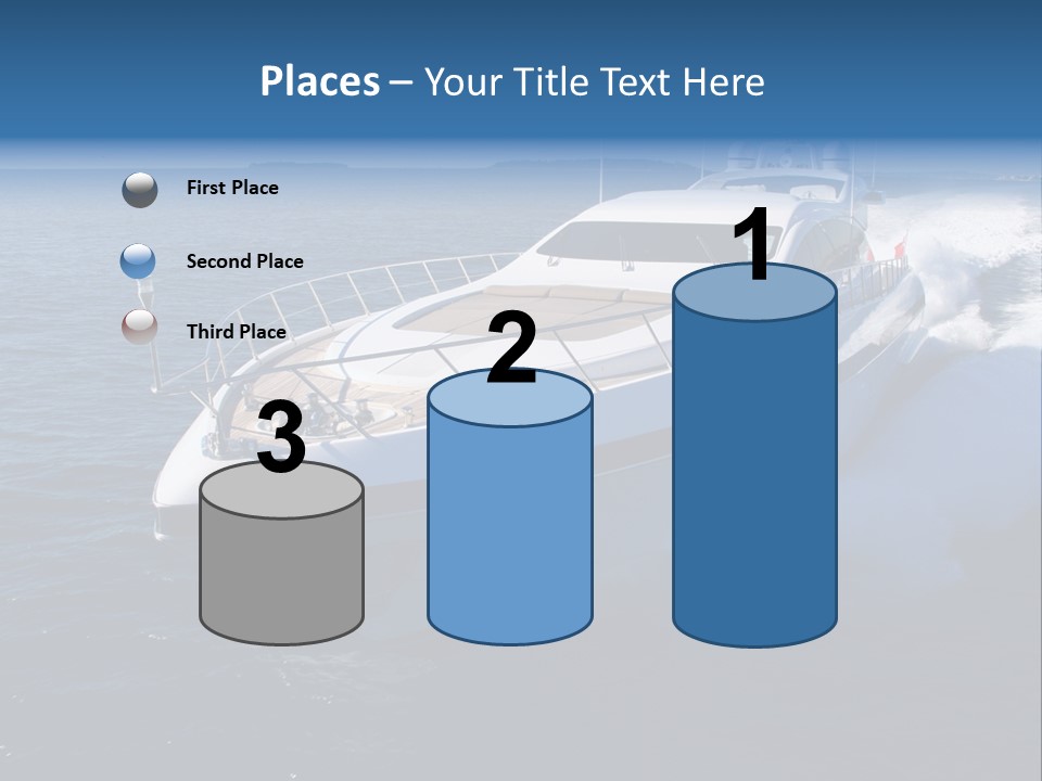 Yacht Port Ocean PowerPoint Template