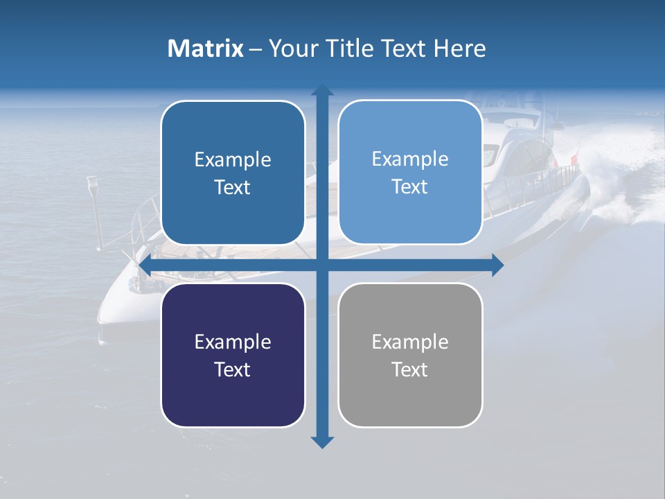 Yacht Port Ocean PowerPoint Template