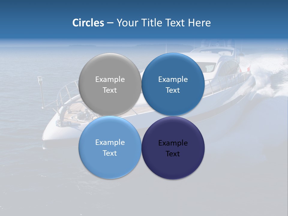 Yacht Port Ocean PowerPoint Template