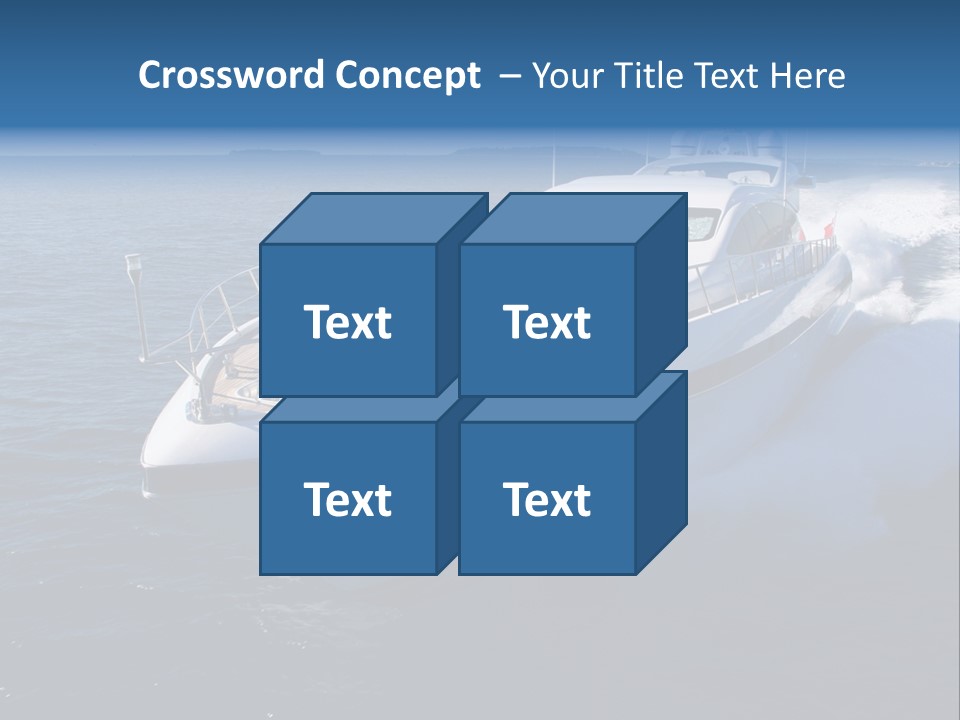 Yacht Port Ocean PowerPoint Template