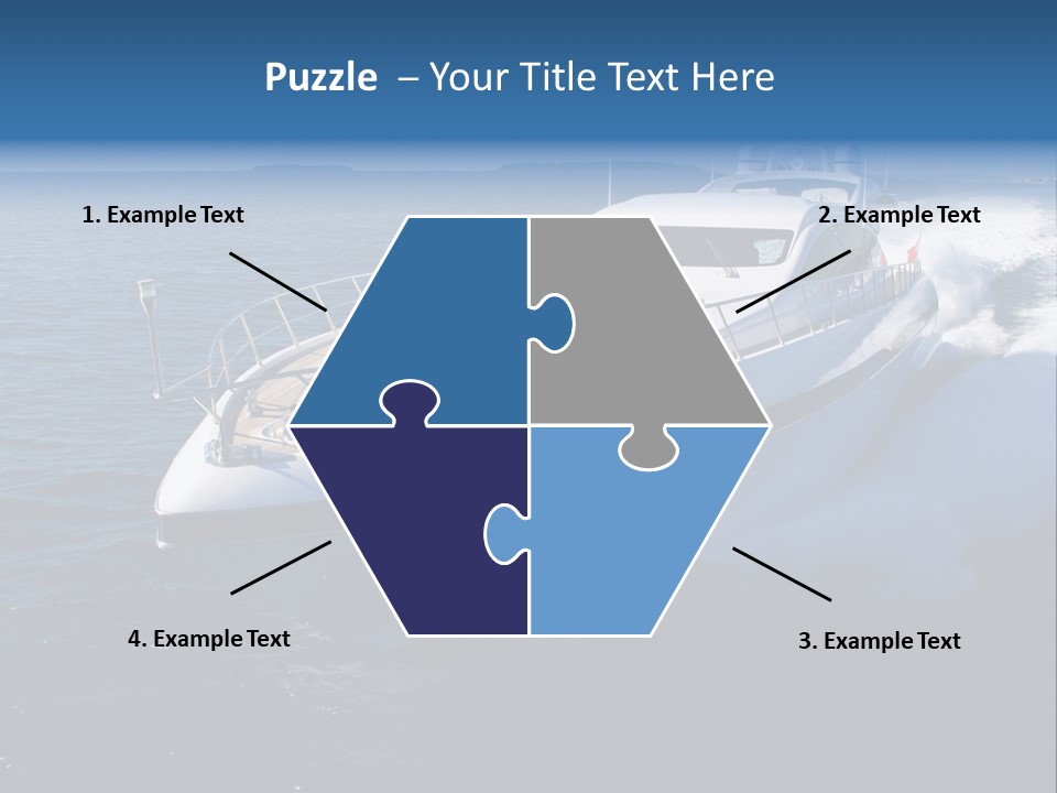 Yacht Port Ocean PowerPoint Template