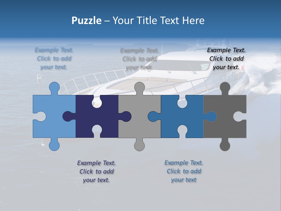 Yacht Port Ocean PowerPoint Template