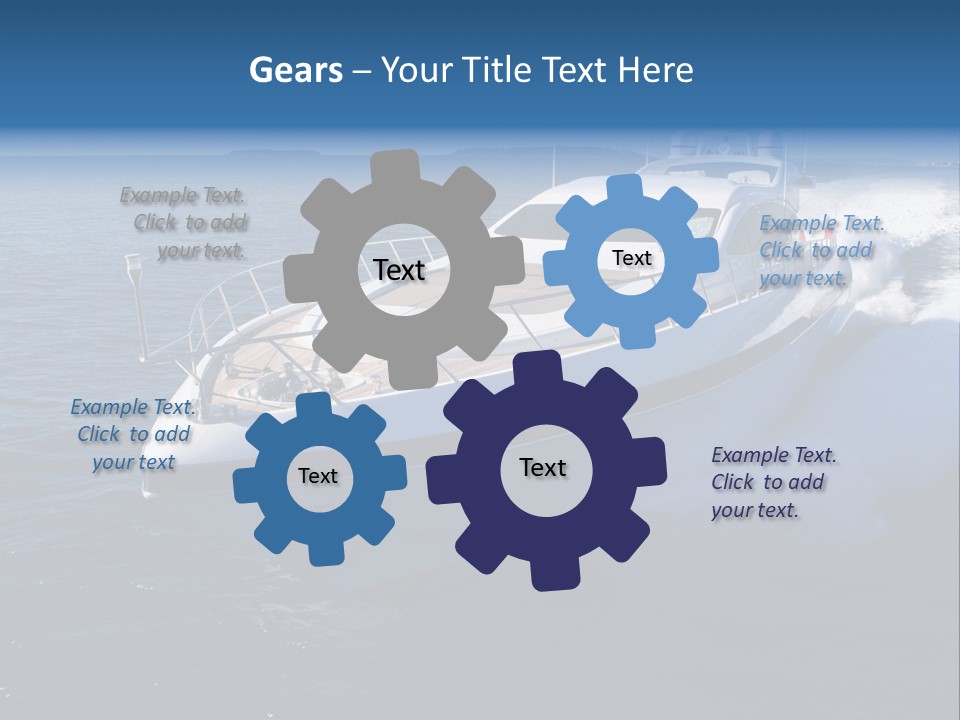 Yacht Port Ocean PowerPoint Template