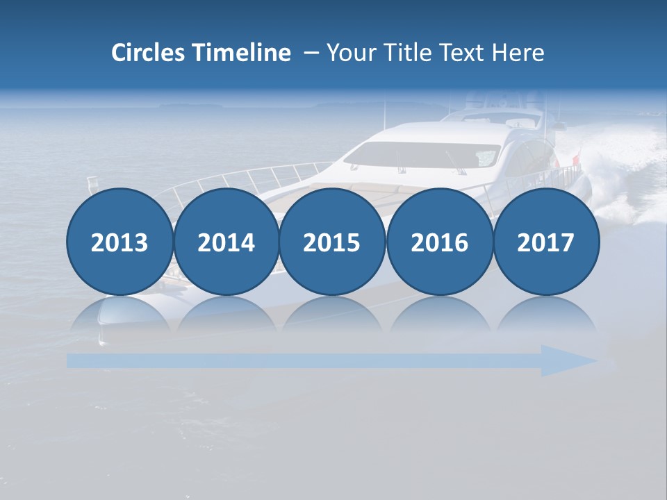 Yacht Port Ocean PowerPoint Template