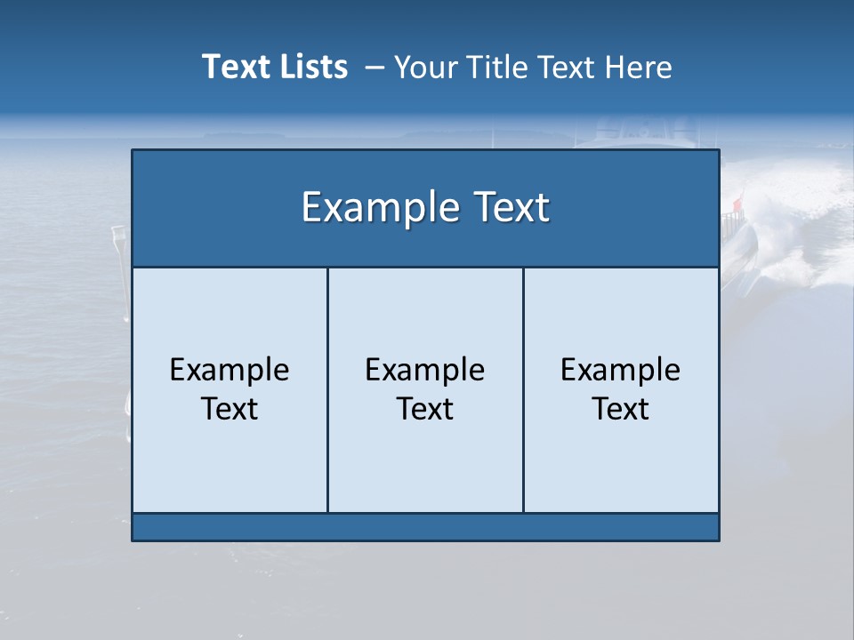 Yacht Port Ocean PowerPoint Template