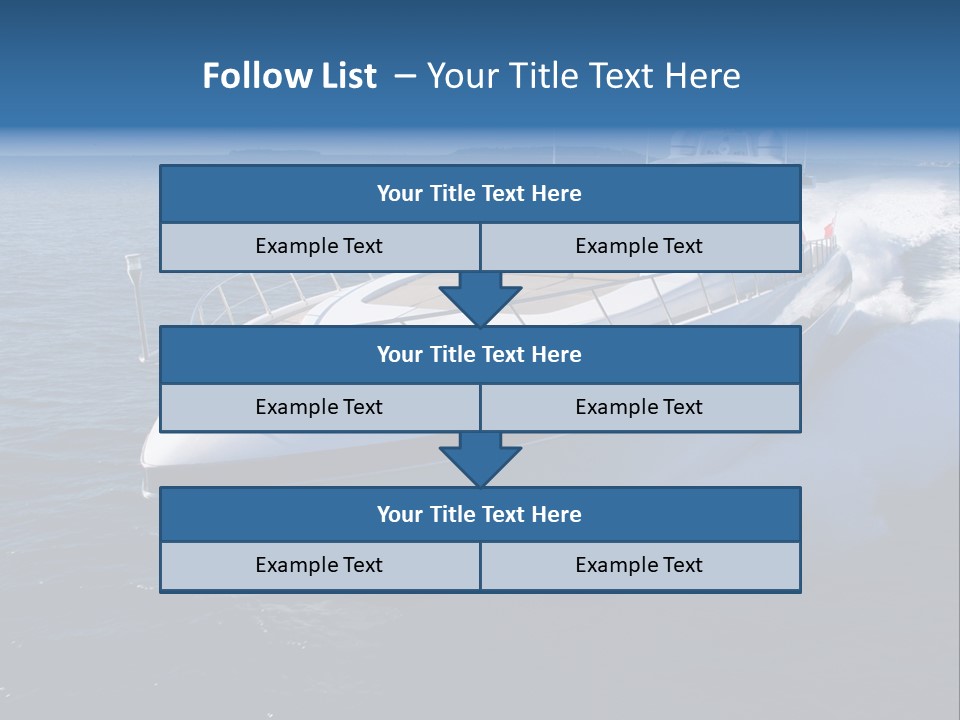 Yacht Port Ocean PowerPoint Template